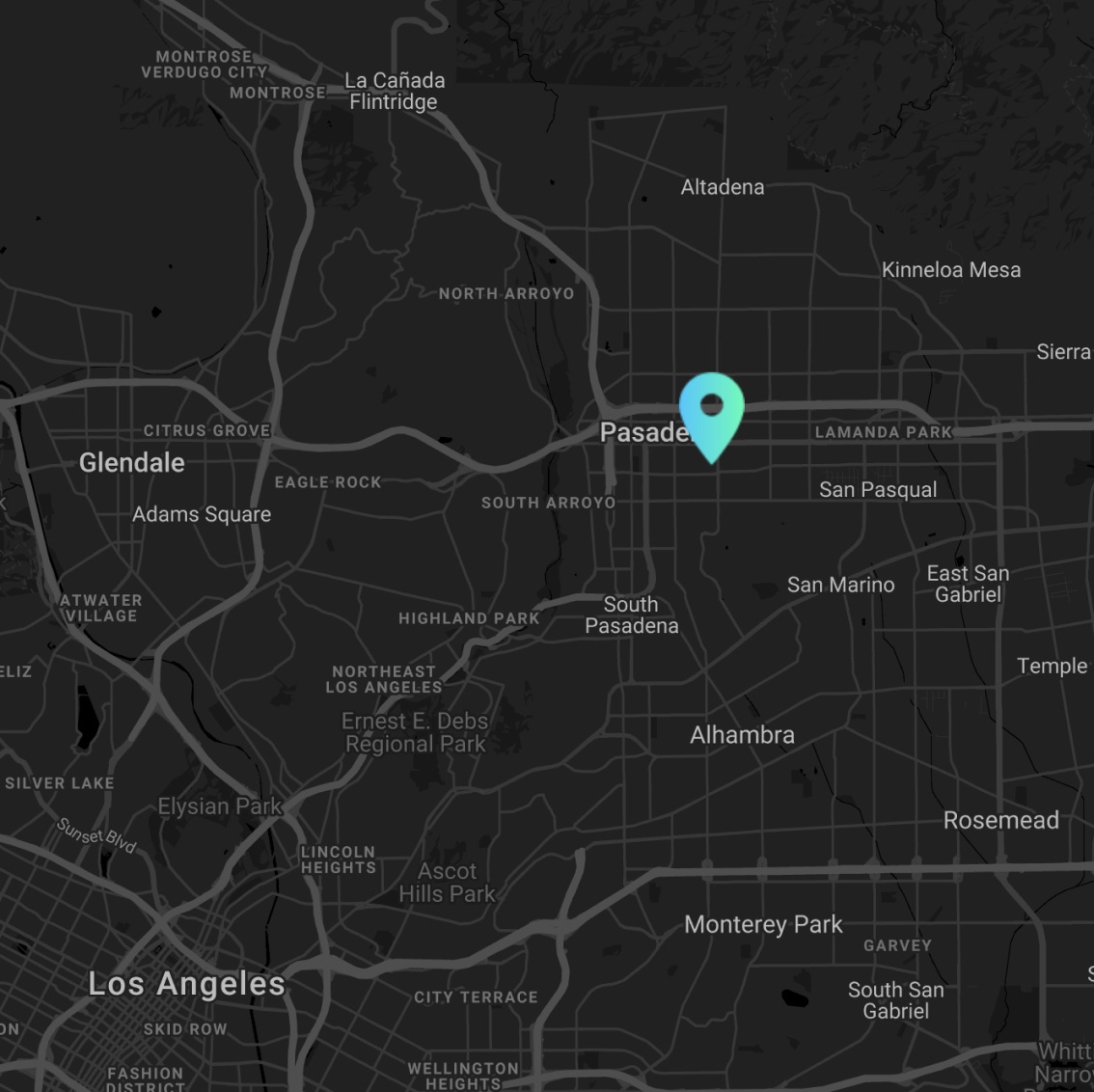 Map of 225 S. Lake Avenue, Pasadena, CA 91101