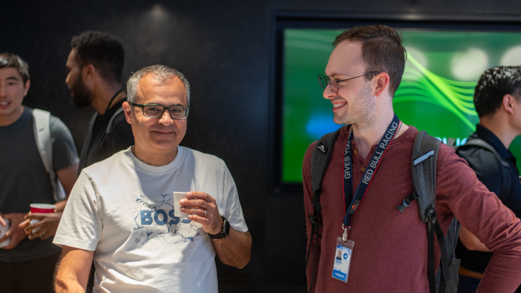 Image of Virtualitics employees at company party