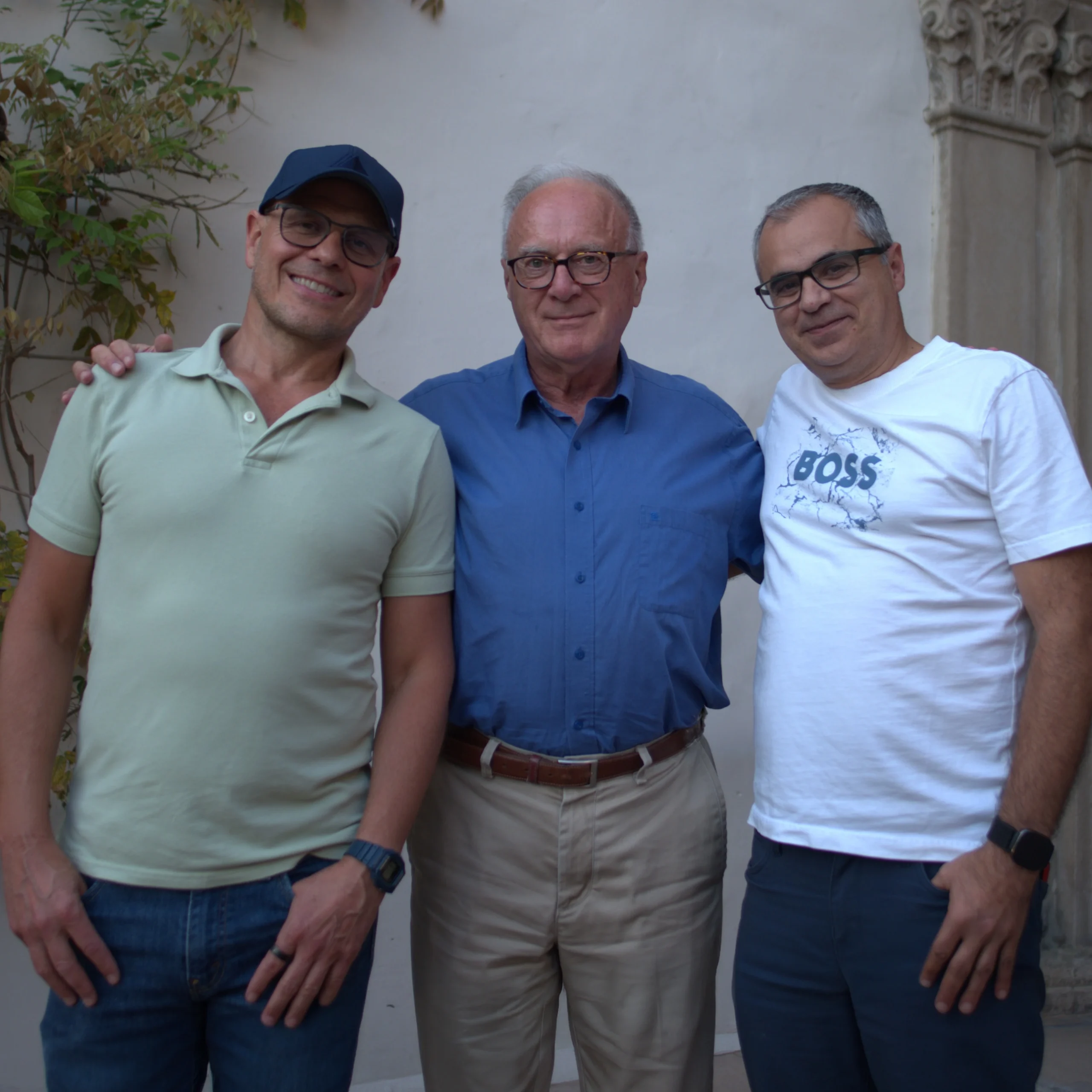 Image of Virtualitics Founders - Michael Amori, CEO and Co-Founder, Prof George Djorgovski Caltech Prof and Co-Founder, Dr. Ciro Donalek CTO and Co-Founder